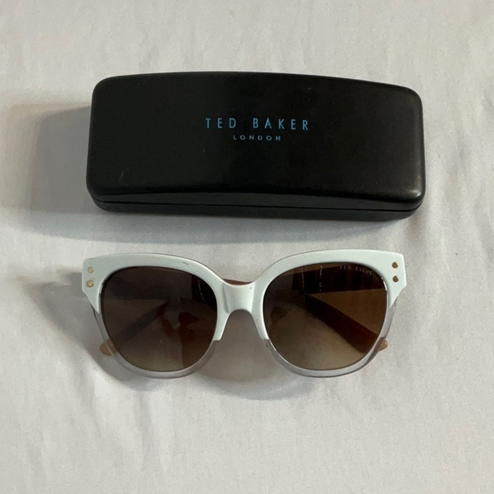Ted Baker TB103 White and Brown Sunglasses